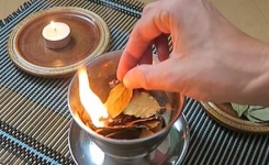 7 choses qui se produisent quand vous brûlez une feuille de laurier à la maison
