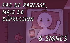 Paresse ou dépression ? 6 signes pour faire la différence
