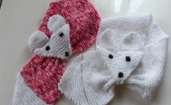 Le temps froid approche! Et si on tricotait un super foulard renard?!