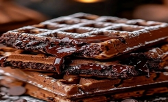 Gaufres Brownie Façon Fondant : Une Explosion de Chocolat !