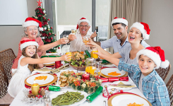 Bien s'asseoir durant les repas de fêtes de fin d'année