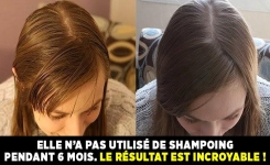 Elle n’a pas utilisé de shampoing pendant 6 mois. Le résultat est incroyable !