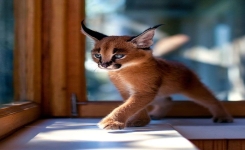 Caracals : N’est-ce pa l’espèce de chat la plus mignonne jamais vue?