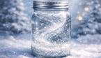 Créer une tempête hivernale magique dans un bocal