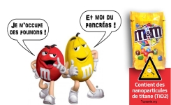 Les dangers des nanoparticules de dioxyde de titane (E171) utilisés dans l'alimentation