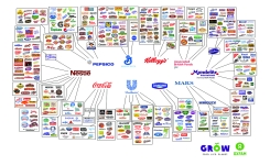 Seulement 10 entreprises contrôlent notre alimentation