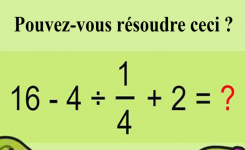 80% des personnes répondent mal à cette équation. Connaissez-vous la réponse ?