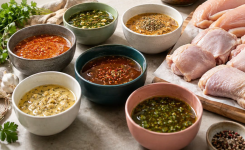 6 marinades pour poulet à préparer et congeler