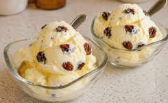 Glace Rhum Raisin Maison : ultra crémeuse et pleine de saveurs
