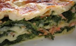 Recette Lasagnes au saumon et épinards