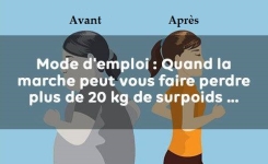 Mode d’emploi : Quand la marche peut vous faire perdre plus de 20 kg de surpoids …