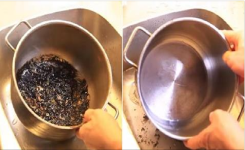 Comment nettoyer une casserole brûlée facilement! Une super astuce !  
