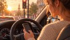 Toucher son téléphone lorsqu’on est arrêté à un feu rouge : que dit la loi ?