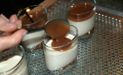 Panna cotta à la crème de marron maison