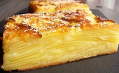 Recette d’un Gâteau aux pommes ultra léger