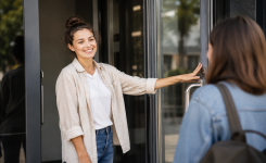Les personnes qui tiennent la porte aux inconnus partagent souvent ces traits de personnalité