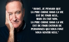 11 citations inspirantes sur l’argent, la vie, l’amour et la solitude par Robin Williams