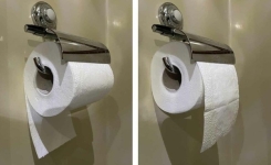 Votre façon d'accrocher le papier toilette révèle peut-être un trait de votre personnalité