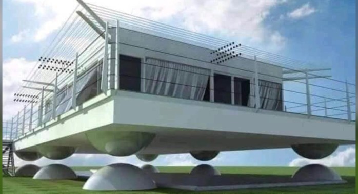 Les Japonais ont créé une technologie qui permet aux maisons de se lever au-dessus du sol en cas de séisme