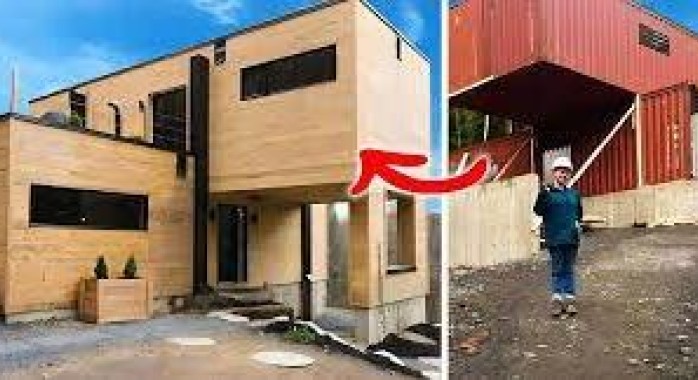 Une femme a construit une maison à partir de vieux conteneurs. Son intérieur est magnifique