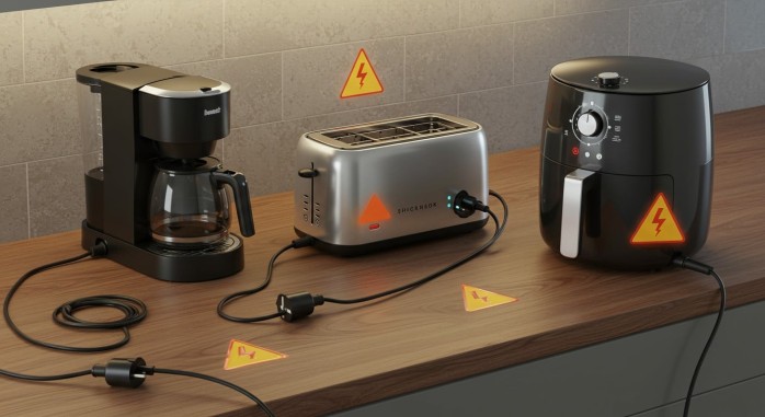 8 appareils de cuisine peuvent peuvent provoquer un incendie pendant votre sommeil : pensez à les débrancher !