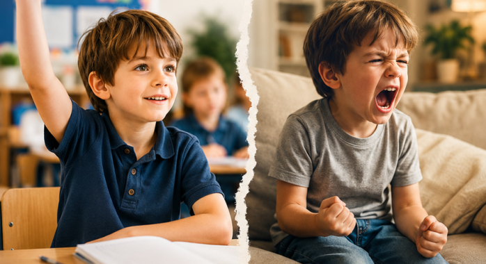 Comportement enfant à l’école et à la maison