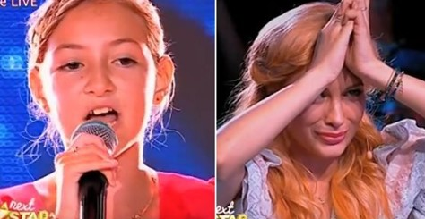 Une jeune fille émeut tout le public avec sa reprise de « Je suis malade »
