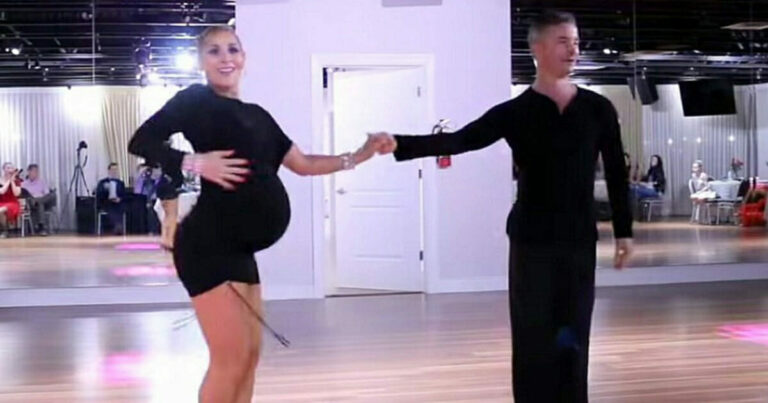 Maman enceinte de presque 9 mois refuse d’arrêter de danser