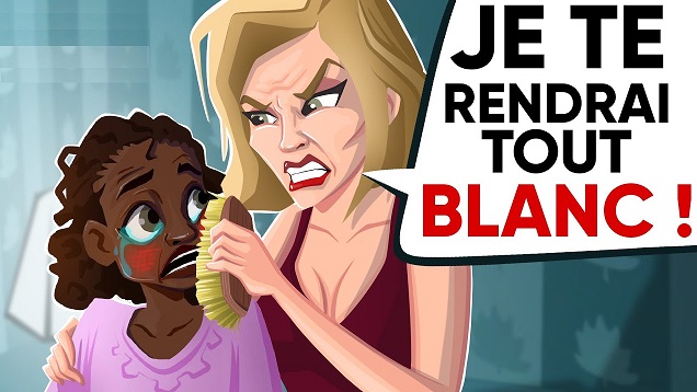 Une histoire très touchante !! Comment la mère d’une petite fille a caché sa peau noire sous du maquillage.