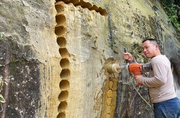 Cet Homme Creuse Un Trou Dans Une Montagne Et En Fait Un Somptueux Appartement
