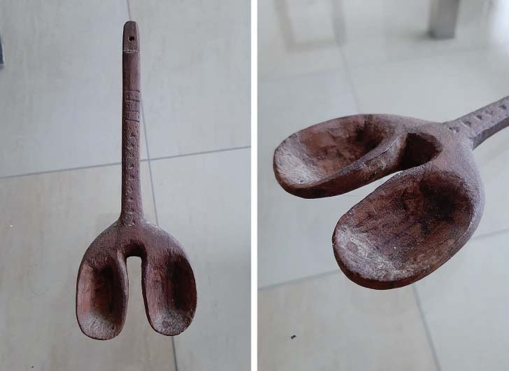 Découverte Mystérieuse : Un Objet en Bois Retrouvé dans un Grenier