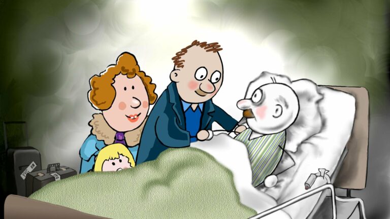 Oncle Bob à l’hôpital : un voyage animé entre humour, maladie et résilience