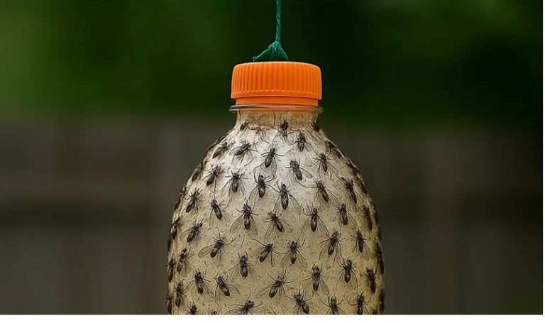 Comment fabriquer un piège à mouches collant simple à base d’une bouteille en plastique