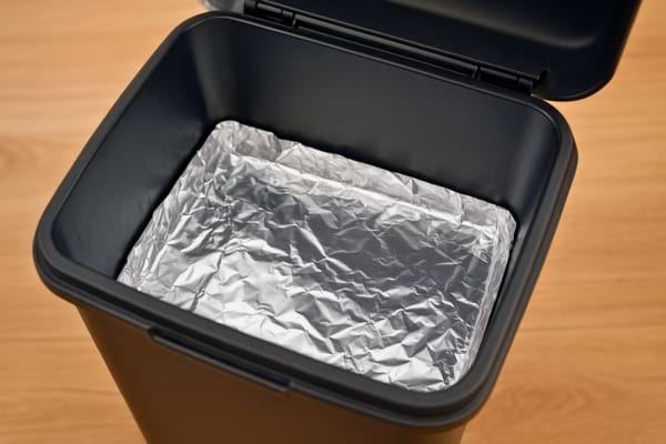 Pourquoi mettre du papier aluminium au fond de la poubelle ?