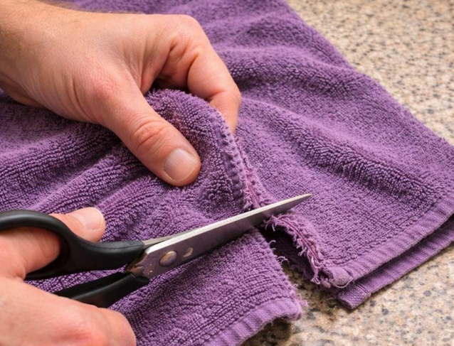 Récup’ : vos vieilles serviettes sont trouées ? Ne les jetez surtout pas