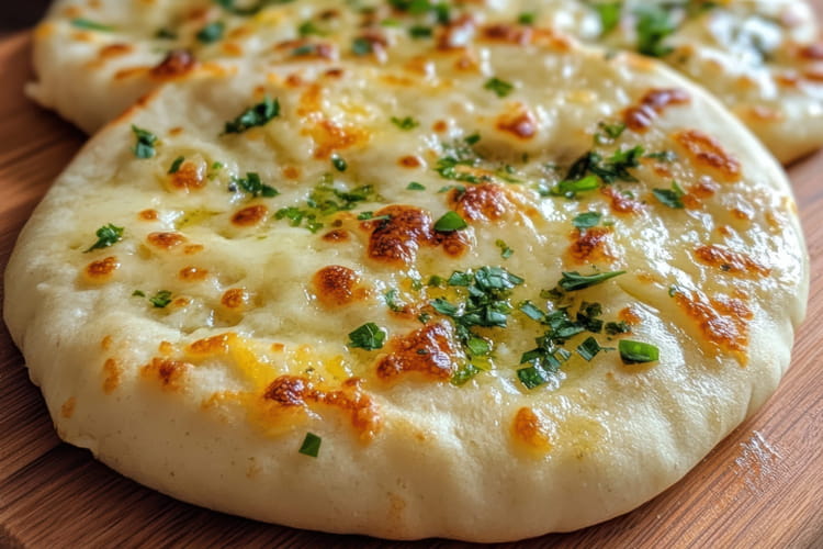 Naans moelleux au fromage : la recette facile et irrésistible à faire chez soi