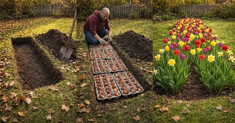 Planter des bulbes avec des boîtes à œufs : une astuce simple et efficace