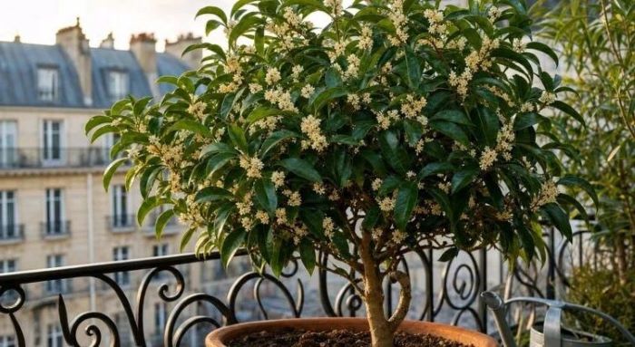 Balcon parfumé : ce petit arbre en pot diffuse un parfum de jasmin tout l’été