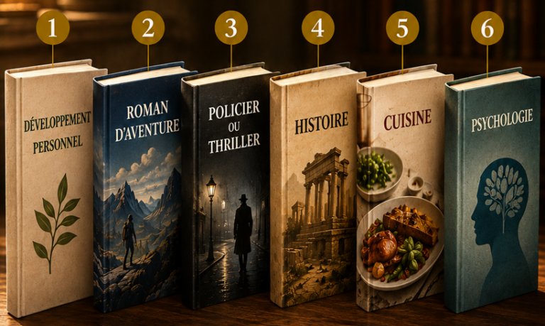 Quel livre prendriez-vous en premier ? Découvrez ce que cela peut révéler de vous