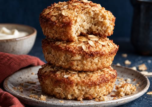 Petits gâteaux à l’avoine et à la crème sans sucre ajouté