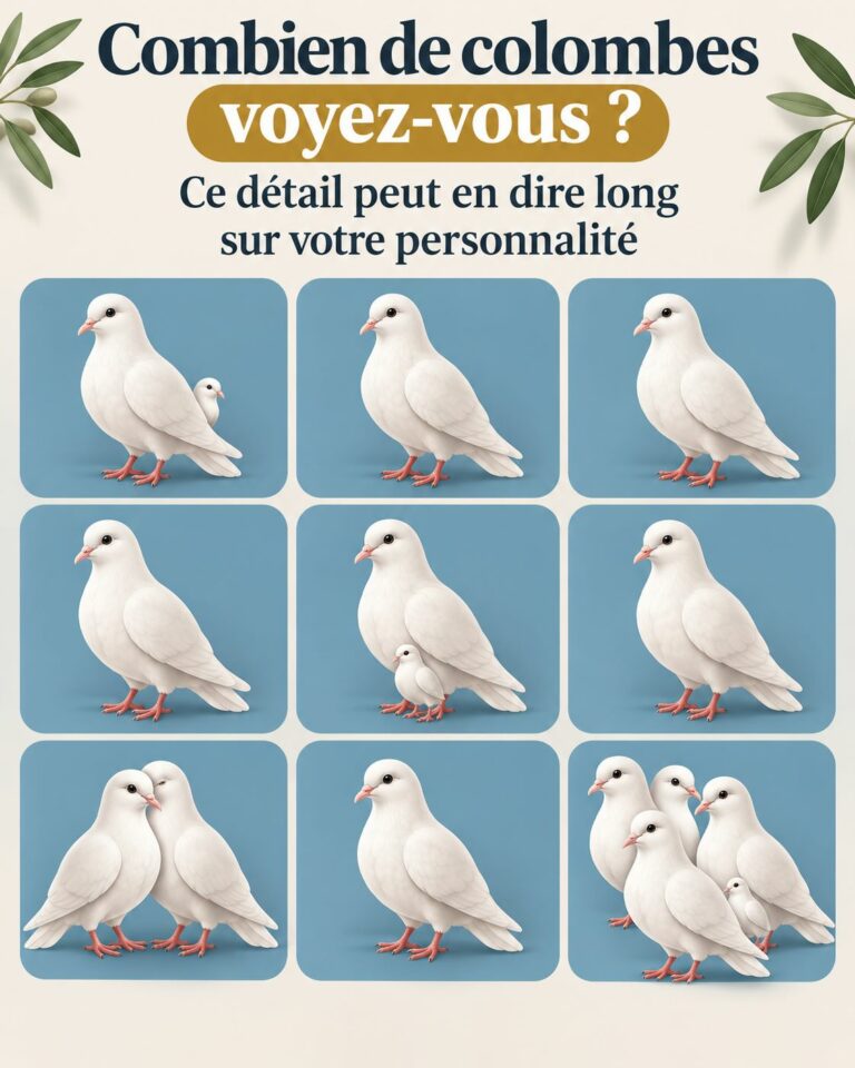 Test visuel : combien de colombes voyez-vous en premier ?