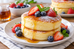 Crêpes japonaises ultra-moelleuses