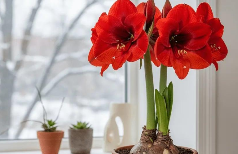 Planter un bulbe d’amaryllis en pot