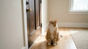 Pourquoi votre chat miaule devant une porte fermée, même quand il ne veut pas entrer