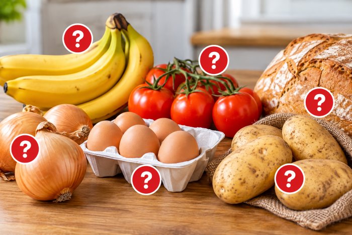 aliments que beaucoup de personnes conservent au mauvais endroit
