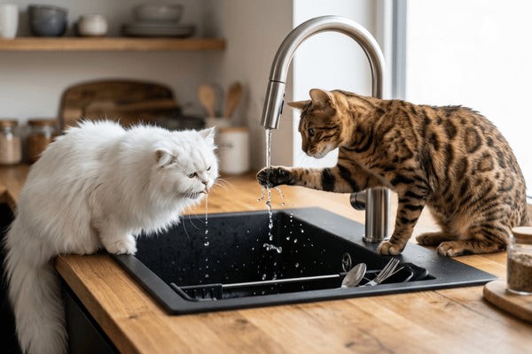 Pourquoi votre chat boit au robinet mais ignore sa gamelle d’eau
