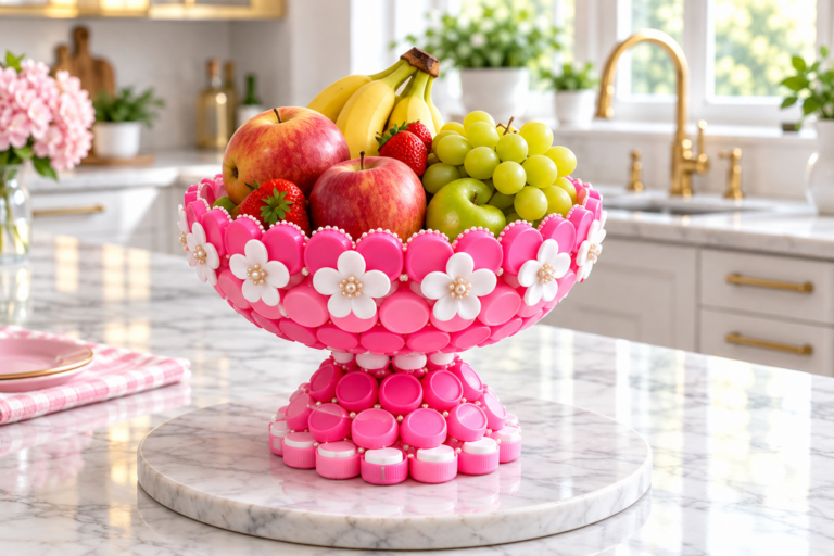 fabriquez une coupe à fruits décorative