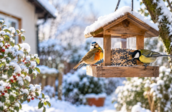 Où installer une mangeoire